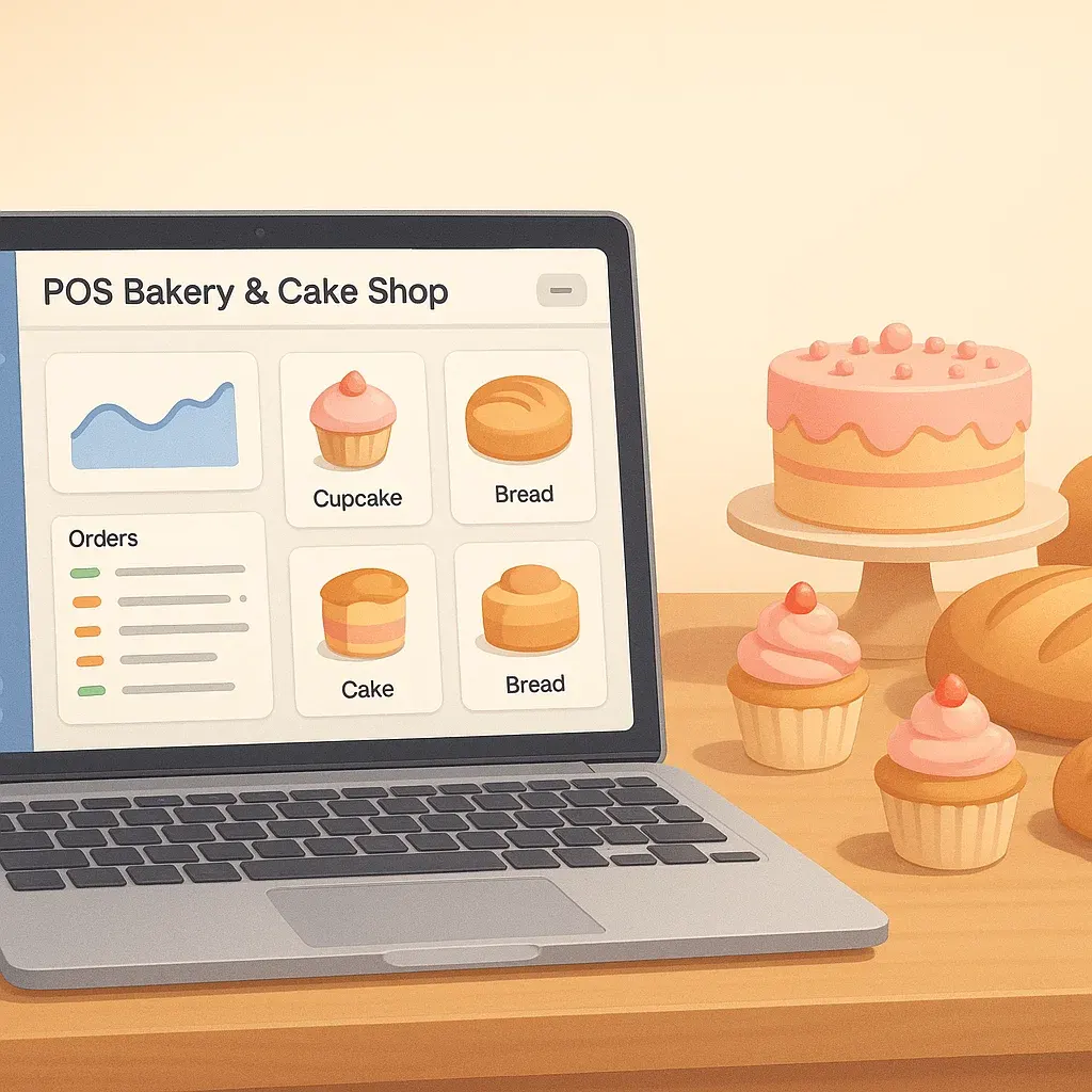 Sistem POS (Point of Sale) Modern untuk Usaha Kue, Bakery, dan Cake Shop - Solusi UMKM Go Digital
